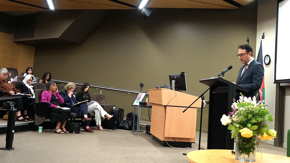 Remarks by Ambassador Waissi On 16 Days of Activism Against Gender-Based Violence and Advancing Afghan Women’s Rights Conference in Canberra